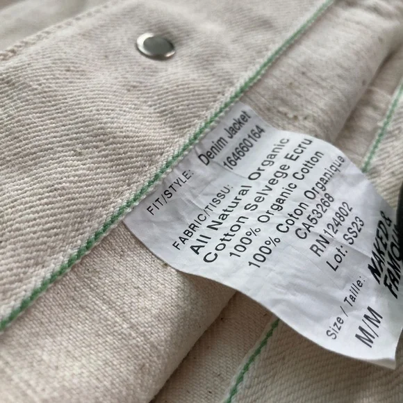 Naked Famous Natural Organic Selvedge - M - Picture 4 of 5